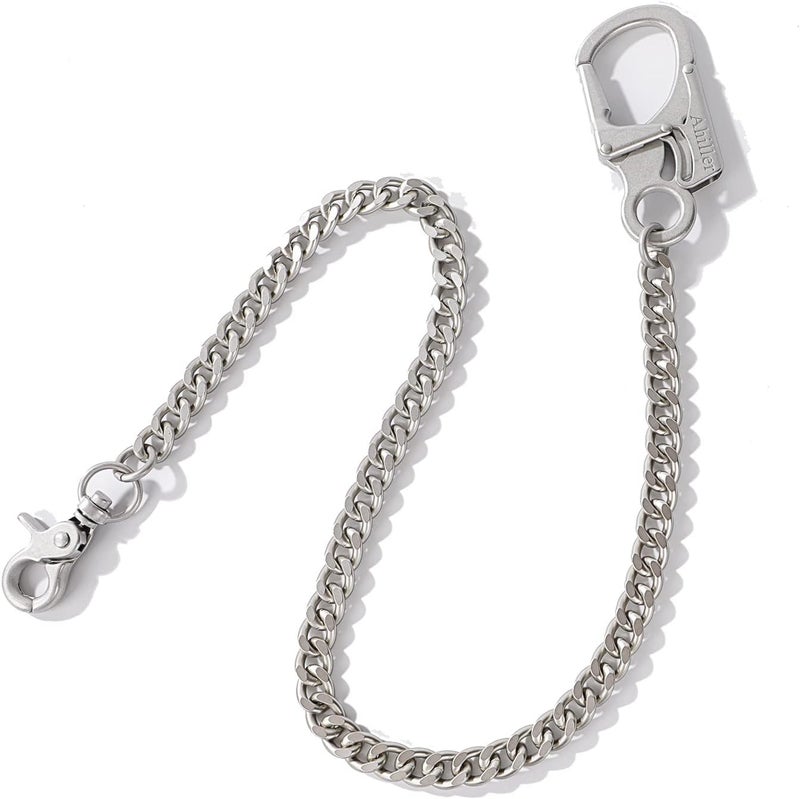 Ahiller Biker Wallet Chain, Heavy Duty Pocket Chain with Round Clasp, Men Chains for Keys, Jeans, Pants, Purse and Handbag - Image 1